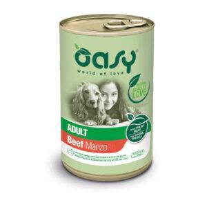 Κονσέρβα Σκύλου Μοσχάρι Πατέ 400gr Oasy Lifestage