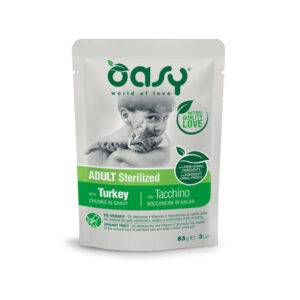OASY Υγρή Τροφή Γαλοπούλα για στειρωμένες γάτες