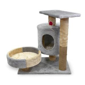 ΠΟΛΥΕΠΙΠΕΔΟ ΟΝΥΧΟΔΡΟΜΙΟ ΑΣΠΡΟ-ΓΚΡΙ ΒΕΛΟΥΔΙΝΟ 50x33x53cm