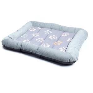 Κρεβάτι Σκύλου γκρι με Πατουσάκια 80x69 εκ.