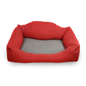 Κρεβάτι Deluxe Κεραμιδί Γκρι με Fleece 55x43x17cm