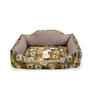 Κρεβάτι Deluxe σκυλάκια ταμπά 55x43x17cm