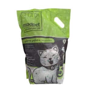 Άμμος Σιλικόνης Γάτας 5lt-με άρωμα πράσινο μήλο